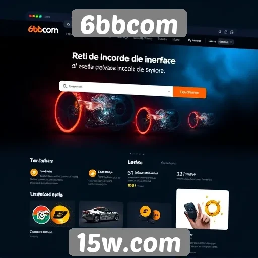 Análise da interface do usuário no site 6bbcom